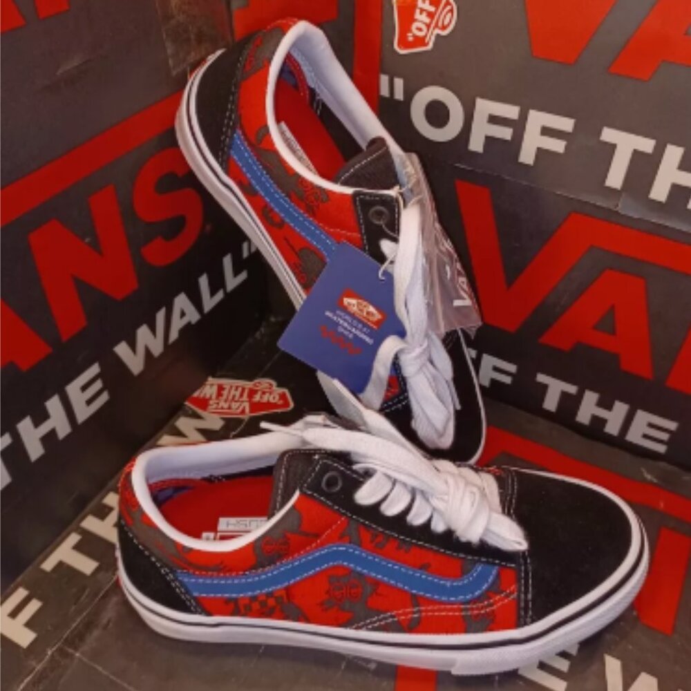 Vans Skate Old Skool Krooked By Natas Ray Barbee Men's 5.5/Women's 7 VN0A5FCBAPC